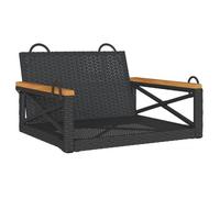 Vidaxl 368170 Banc De Jardin Bois D'acacia, Résine, Acier Noir