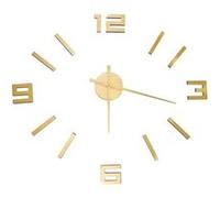 vidaXL Horloge murale 3D Design moderne Doré 100 cm XXL Or