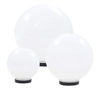 Lampe - vidaXL - Jeu de lampes boule LED - 20/30/40 cm - PMMA - Extérieur