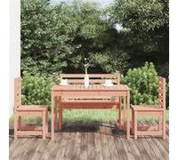 vidaXL 4-delige Tuinset massief douglashout3154694 Bois