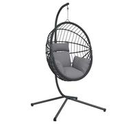 Vidaxl 4007407 Fauteuil Suspendu Gris Gris