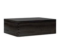 VidaXL 4017395 Boîte de rangement Pin Noir
