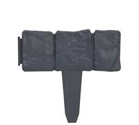 Vidaxl Clôture De Jardin Aspect De Pierre 41 Pcs Plastique 10 M