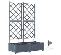 Vidaxl 42002897 Pot À Fleurs Acier Gris Clair Gris clair