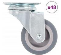 48 pcs Roulettes pivotantes 50 mm