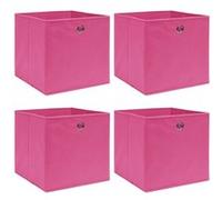 Boîtes de rangement 4 pcs Rose 32x32x32 cm Tissu vidaXL vidaXL