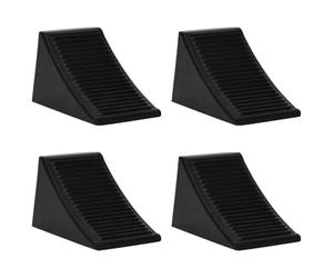 vidaXL 4X Cales de Roue 16x9x9 cm Caoutchouc Butée de Voitures Véhicules