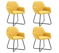 vidaXL 4x Chaises de Salle à Manger Chaises à Dîner Chaises de Cuisine Chaises de Repas Chaises de Salon Maison Intérieur 277108