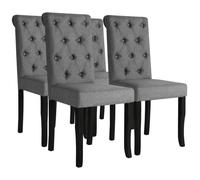vidaXL 4x Chaises de Salle à Manger Chaises à Dîner Chaises de Repas Sièges de Cuisine Meubles de Cuisine Maison Intérieur 245515