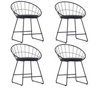 vidaXL 4x Chaises de Salle à Manger Meuble de Cuisine Chaises à Dîner Mobilier de Salon Intérieur Salle de Séjour Maison 276235