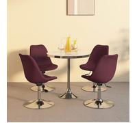 vidaXL 4x Chaises Pivotantes de Salle à Manger Sièges à Dîner Chaises de Repas Meubles de Cuisine Sièges de Salle à Manger 338333