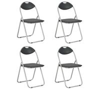 vidaXL 4x Chaises Pliantes de Salle à Manger Chaises à Dîner Chaises de Cuisine Chaises de Repas Chaises de Salon Maison 278593