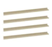 Étagères murales 4 pcs chêne sonoma 100x9x3 cm chêne sonoma G
