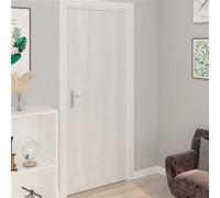 vidaXL 4x Films Autoadhésifs pour Portes Films Autocollants pour Meuble Mobilier Résistants à l'Humidité Opaque Bois Blanc 210x90 cm PVC Bois G
