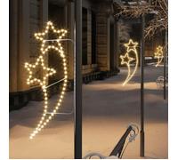vidaXL 4x Guirlandes Lumineuses en Forme d'Etoile Ornement de Fêtes Décoration de Vacances Lumière de Noël Jardin Extérieur 3154324