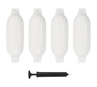 Pare-choc de bateau gonflable blanc - vidaXL - 4 pcs - 41x11,5 cm PVC 41 cm