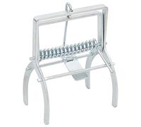 vidaXL 4X Pièges à Taupes Éliminateurs de Taupes Pièges à Griffes à Taupes Pièges Antiparasitaires Pelouse Jardin Argenté Acier Galvanisé