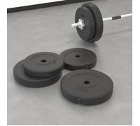 Vidaxl Plaques De Poids 4 Pcs 30 Kg Bã©Ton
