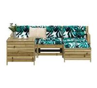 vidaXL 5-delige Loungeset geÃ¯mpregneerd grenenhout3250499 G