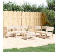 vidaXL 5-delige Loungeset massief grenenhout3216995 Bois G