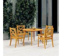 vidaXL 5-delige Tuinset massief acaciahout3058001 G