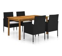 Ensemble de Salle à Manger de Jardin Mobilier Dîner Multicolore 5/7 pcs vidaXL