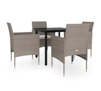 vidaXL 5-tlg. Groupe de jardinage avec baisers Beige et Schwarz
