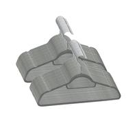 vidaXL 50 pcs. Set de cintres Antidérapant Gris Velours