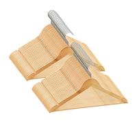 vidaXL 50 pcs. Set de cintres antidérapants en bois dur