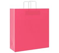 vidaXL 50 Sacs en Papier avec Poignées Rose 45x17x48 cm - Sac Cadeau