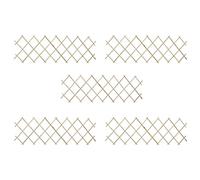 vidaXL 5X Bois de Sapin Clôture à Treillis Panneau de Clôture Barrière de Jardin Plate-Bande Allée Arrière-Cour Extérieur 180x60 cm