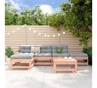 Vidaxl Salon De Jardin 6 Pcs Bois Massif Douglas