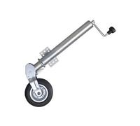vidaXL 60 mm Roue jockey pliante en acier galvanisé pour remorque caravane portable