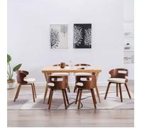 vidaXL 6x Bois Courbé Chaises à Dîner Chaises de Cuisine Chaises de Salle à Manger Chaises de Repas Chaises de Salon Maison 278849