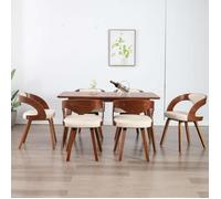 vidaXL 6x Bois Courbé Chaises à Dîner Chaises de Salle à Manger Chaises de Cuisine Chaises de Repas Chaises de Salon Maison 278841