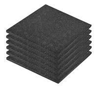Carreau de protection anti-chute en caoutchouc 50x50x3cm - VIDAXL - Noir