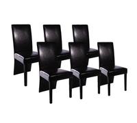 vidaXL 6x Chaise de Salle à Manger Cuir Artificiel Siège Cuisine Intérieur 160295