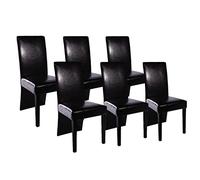vidaXL 6x Chaise de Salle à Manger Cuir Artificiel Siège Cuisine Intérieur 160295