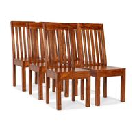 vidaXL 6x Chaises de Salle à Manger Bois Massif avec Finition Sesham Maison 275274