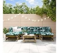 7-delige Loungeset geÃ¯mpregneerd grenenhout3186402