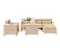 vidaXL 7-delige Loungeset massief grenenhout3250548 G