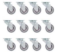 72 pcs Roulettes pivotantes 50 mm