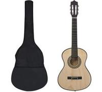 vidaXL Guitare classique pour débutants et enfants 1/2 34"" Tilleul