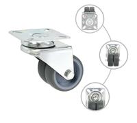 vidaXL 8 pcs. Roues pivotantes avec roues jumelées 50 mm