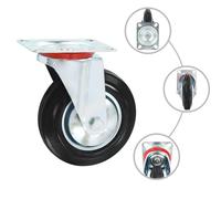 vidaXL 8 pcs. Roulettes pivotantes 160 mm
