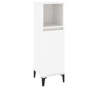 VidaXL 819812 miroir de salle de bain et armoire de rangement pour évier Blanc