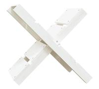 VidaXL 822448 pièce détachée pour chariots et support de bois de chauffage Blanc