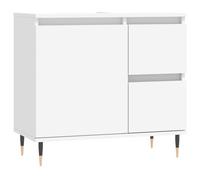 VidaXL 831596 miroir de salle de bain et armoire de rangement pour évier Blanc