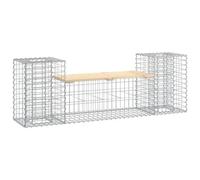 vidaXL Banc de jardin Design Gabion 183 x 41 x 60,5 cm Bois massif de pin