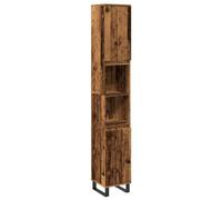 VidaXL 857202 miroir de salle de bain et armoire de rangement pour évier Bois